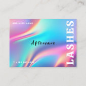 ホログラフィックエステティシャンラッシュクライアン気にト後 名刺 (正面)