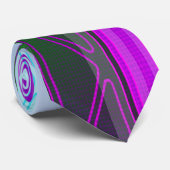 ホログラフィックエリシウムパラダイスグリーンSfパネル ネクタイ (ロール)