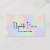 ホログラフィックオパール宝石 予約カード (正面)