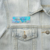 ホログラフィックオパール石グリッター書 名札 (インサイチュ)