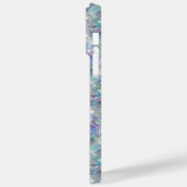 ホログラフィックオパール石バックグラウンドモノグラム Case-Mate iPhoneケース (裏面 / 左)