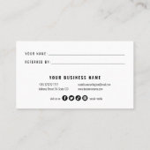 ホログラフィックオパール石背景 紹介カード (裏面)