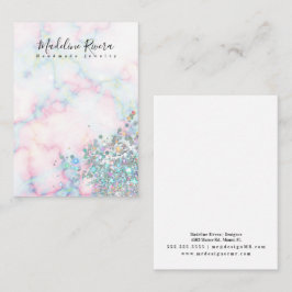 ホログラフィックカラフル大理石イヤリングディスプレイカード コーリングカード