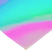ホログラフィックカラフル背景 テーブルクロス (アングル)