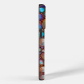 ホログラフィックカラーのバブルラップマクロテクスチャ Case-Mate iPhoneケース (裏面 / 右)