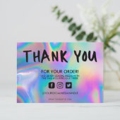 ホログラフィックカラーシフトありがとうメディア挿入 (スタンド正面)