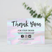 ホログラフィックカラーシフトありがとうメディア挿入 (スタンド正面)