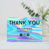 ホログラフィックカラーシフトありがとうメディア挿入 (スタンド正面)