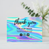 ホログラフィックカラーシフトありがとうメディア挿入 (スタンド正面)