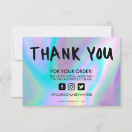 ホログラフィックカラーシフトありがとうメディア挿入