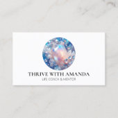 ホログラフィッククリスタルサークルライフコーチ 名刺 (正面)