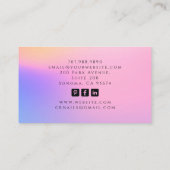 ホログラフィッククリスタルヒーラ 名刺 (裏面)