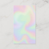 ホログラフィッククリーニングサービスメイド電気掃除機 コーリングカード (裏面)