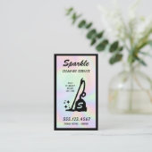 ホログラフィッククリーニングサービスメイド電気掃除機 コーリングカード (スタンド正面)