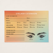 ホログラフィックグラジエントラッシュクライアントレコードマップ (裏面)