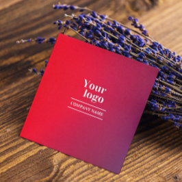 ホログラフィックグラディエントのソーシャルメディアのアイコンのインストール スクエア名刺