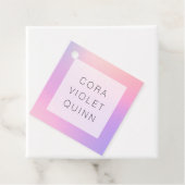 ホログラフィックグラデーションメッセージカード フェイバータグ (インサイチュ)