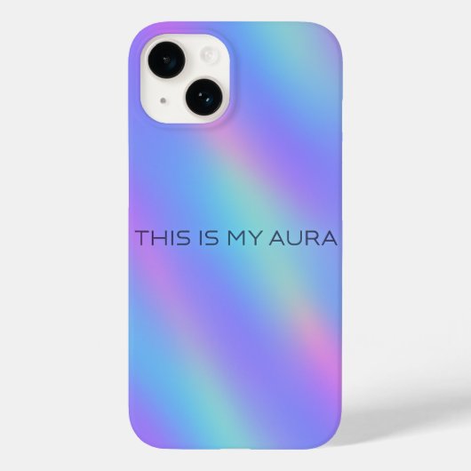 ホログラフィックグラデーション美学iPhoneケース Case-Mate iPhoneケース (裏面)