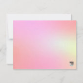 ホログラフィックグラデーション ノートカード (裏面)