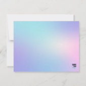 ホログラフィックグラデーション ノートカード (裏面)