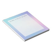 ホログラフィックグラデーション ノートパッド (アングル)