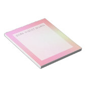 ホログラフィックグラデーション ノートパッド (アングル)
