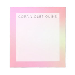 ホログラフィックグラデーション ノートパッド