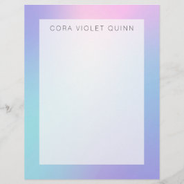 ホログラフィックグラデーション レターヘッド