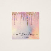 ホログラフィックグリッタードリップスイヤリングディスプレイカード (正面)