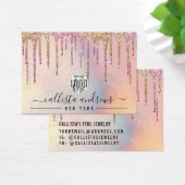 ホログラフィックグリッタードリップスロゴブレスレットディスプレイ (デスク)