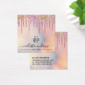 ホログラフィックグリッタードリップロゴイヤリングディスプレイ (デスク)