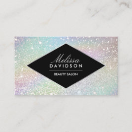 ホログラフィックグリッター及びグラマー美しい 名刺