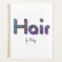 ホログラフィックグリッター美容師アポイントメント書 プランナー手帳