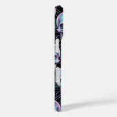 ホログラフィックサイバー骸髏回路パターンスマホケース Case-Mate iPhoneケース (裏面 / 右)