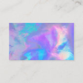 ホログラフィックサンキュートレンディーサロン名刺 名刺 (裏面)