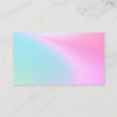 ホログラフィックサンキュートレンディーサロン名刺 名刺 (裏面)