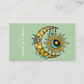 ホログラフィックサードアイムーンヨガホリスティックコーチ 名刺 (正面)