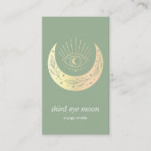 ホログラフィックサードアイムーンヨガホリスティックコーチ 名刺 (正面)