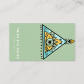 ホログラフィックサードアイムーンヨガホリスティックコーチ 名刺 (正面)