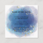 ホログラフィックシグネチャーモダンスクリプトGlamグリッター 割引カード (裏面)