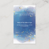 ホログラフィックシグネチャーモダンスクリプトGlamグリッター 紹介カード (裏面)