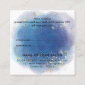 ホログラフィックシグネチャーモダンスクリプトGlamグリッター 紹介カード (裏面)