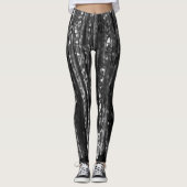 ホログラフィックシルバーグレーティンセルグラーム#1 #wall #art レギンス (正面)