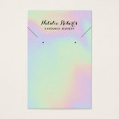 ホログラフィックジュエリーイヤリングネックレスディスプレイ (正面)