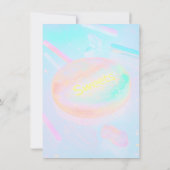 ホログラフィックスイーツキャンディ 招待状 (裏面)