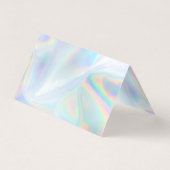 ホログラフィックスクリプトマネージャーの虹色QRコード 名刺 (裏面)