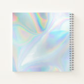 ホログラフィックスクリプト誕生日パーティーゲストブック ノートブック (裏面)