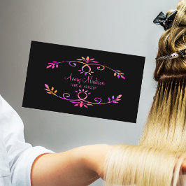 ホログラフィックスタイルカラフルモダン 名刺