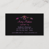 ホログラフィックスタイルカラフルモダン 名刺 (裏面)