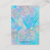 ホログラフィックストーンネックレスイヤリングディスプレイカード コーリングカード (正面)